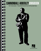 Cannonball Adderley Omnibook C Instruments cover